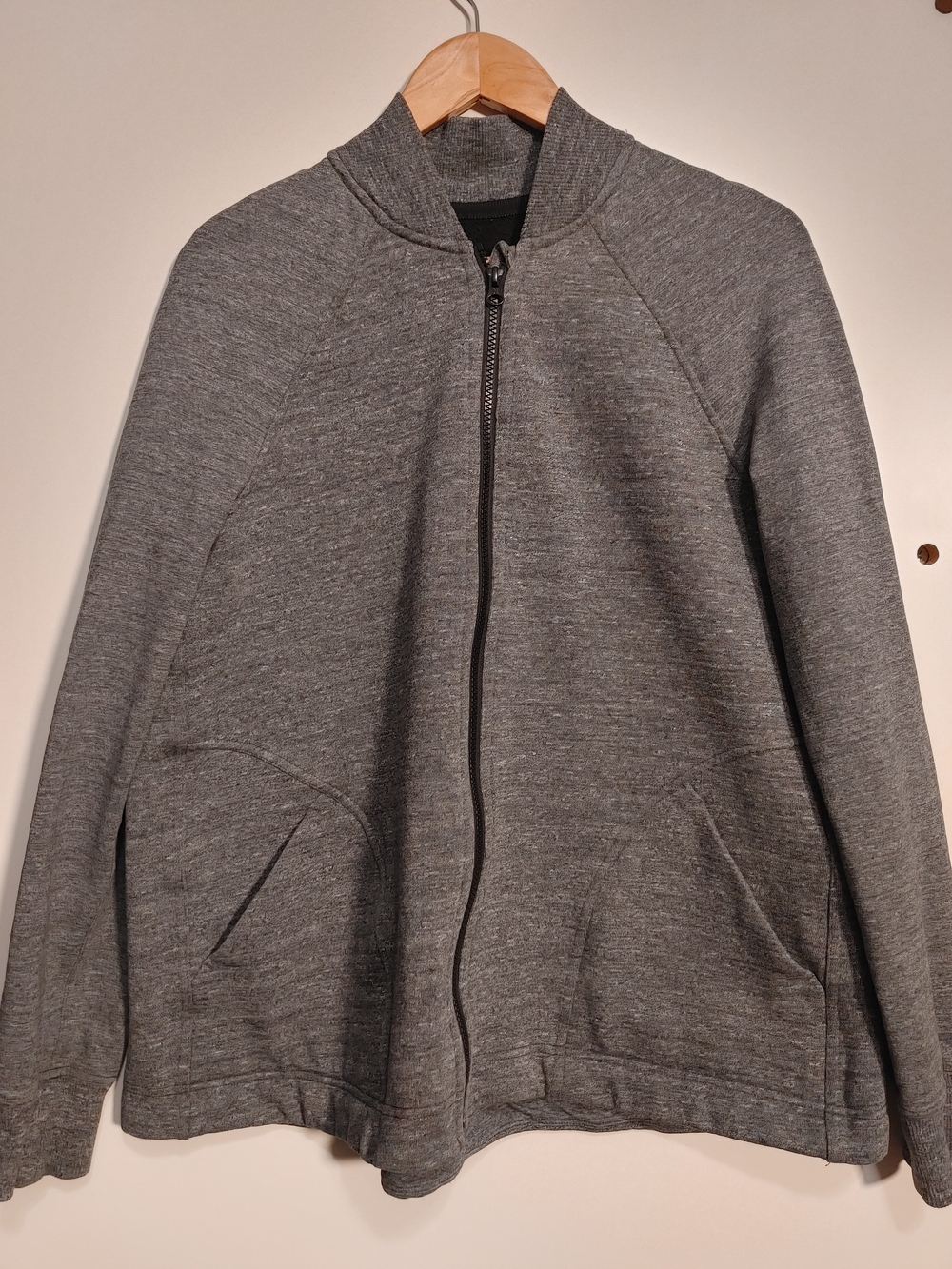 lululemon athletica Women's Gray Full-Zip Sweater Jacket